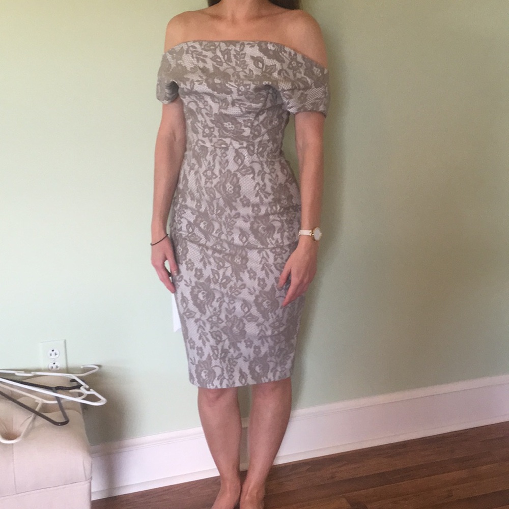 Maggie London Broquet dress